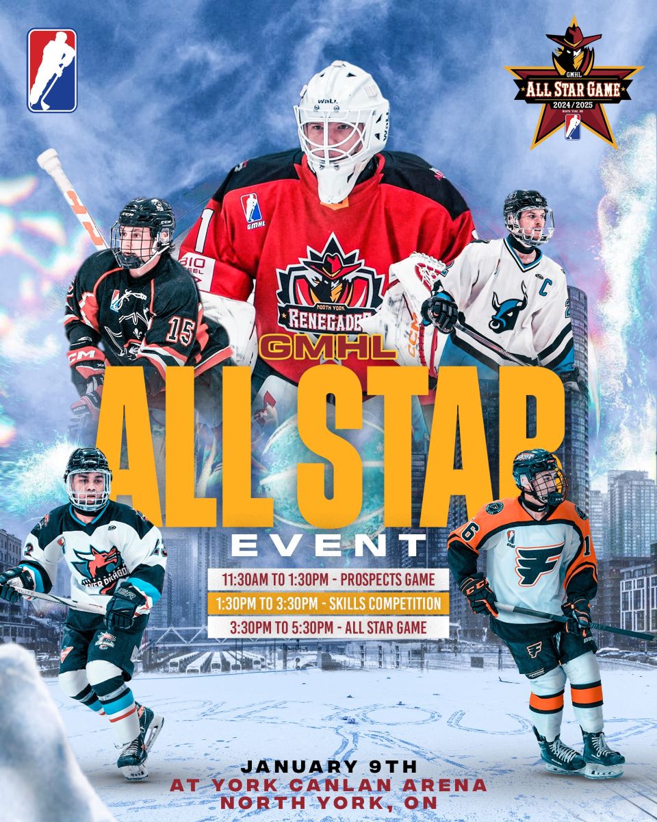 GMHL Annual All Star Event Jan, 9th 2025 *** North York *** Greater